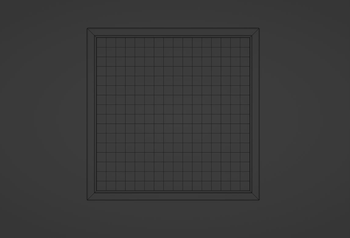 Modern Flowerpod Low-poly 3D model_12