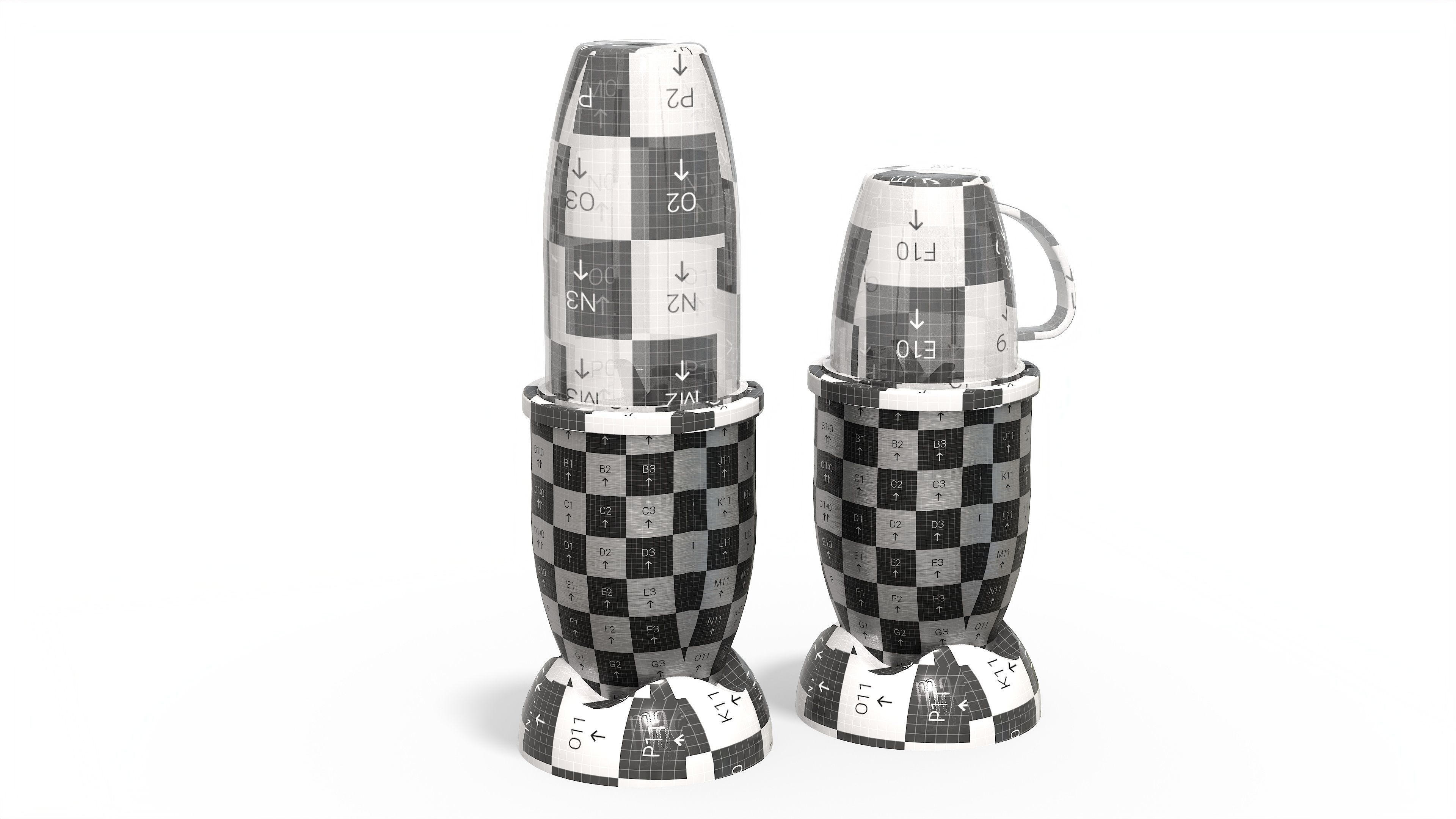 Nutribullet Blender Low-poly 3D model_15