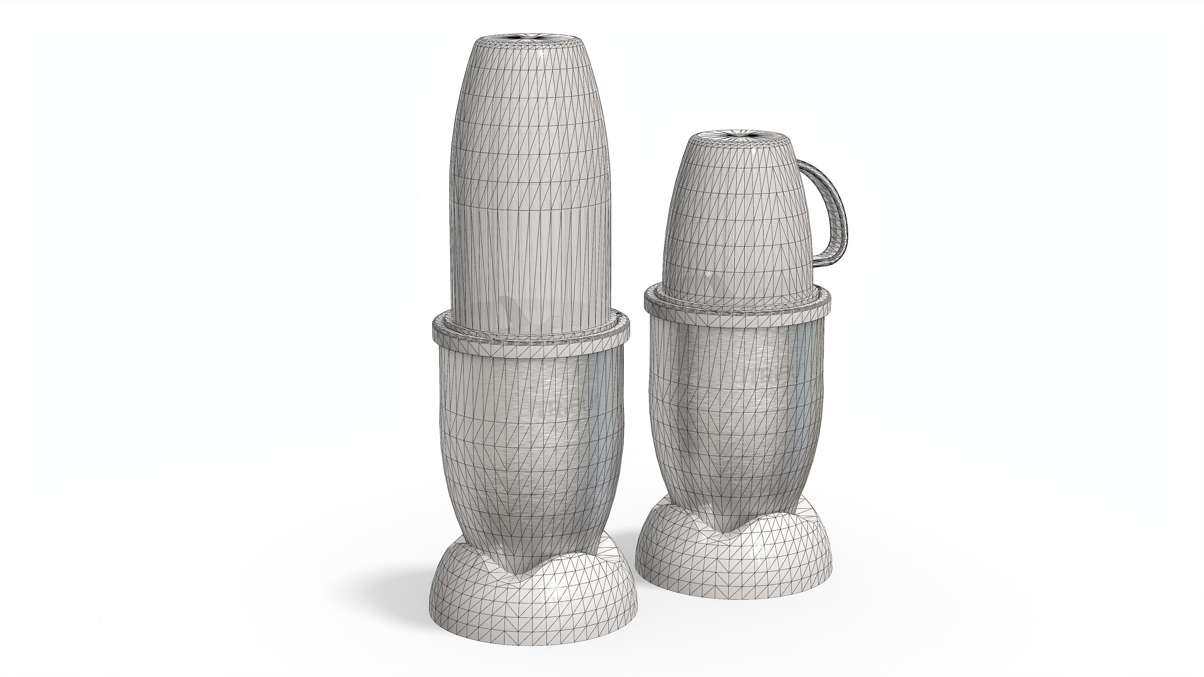 Nutribullet Blender Low-poly 3D model_13