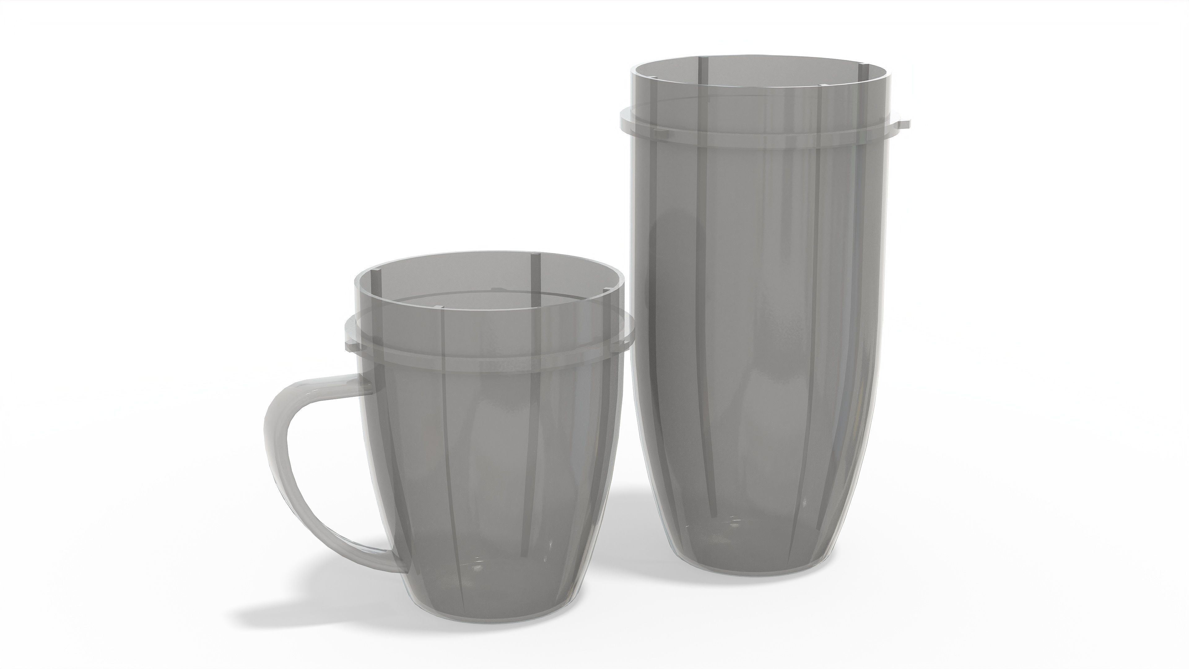 Nutribullet Blender Low-poly 3D model_11