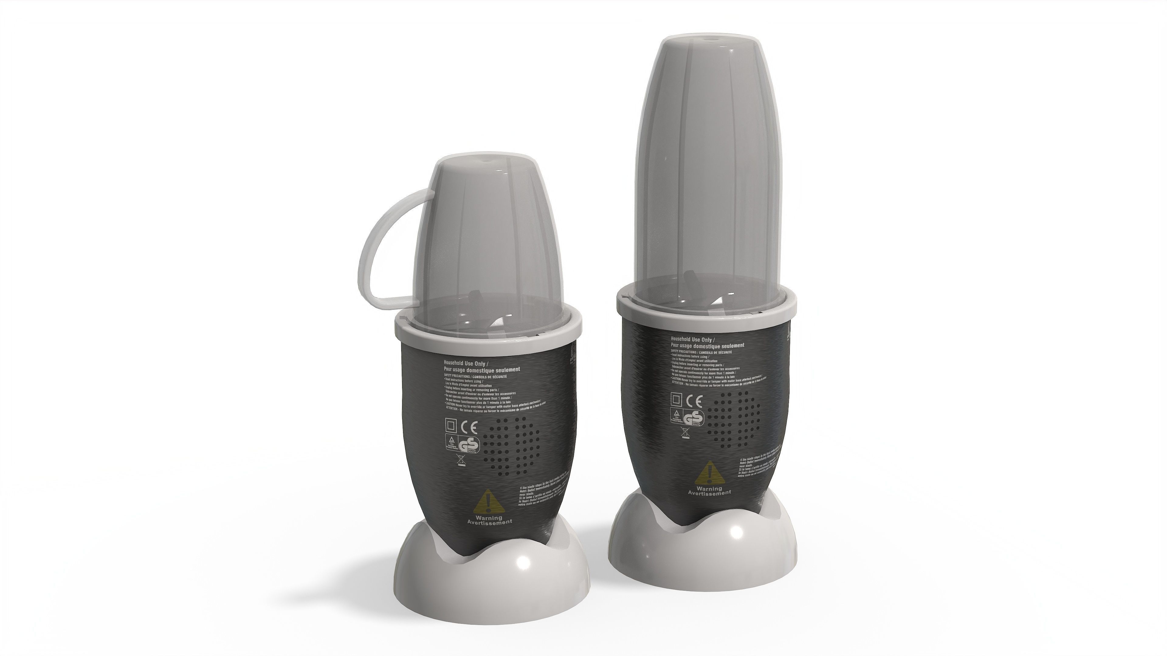 Nutribullet Blender Low-poly 3D model_3