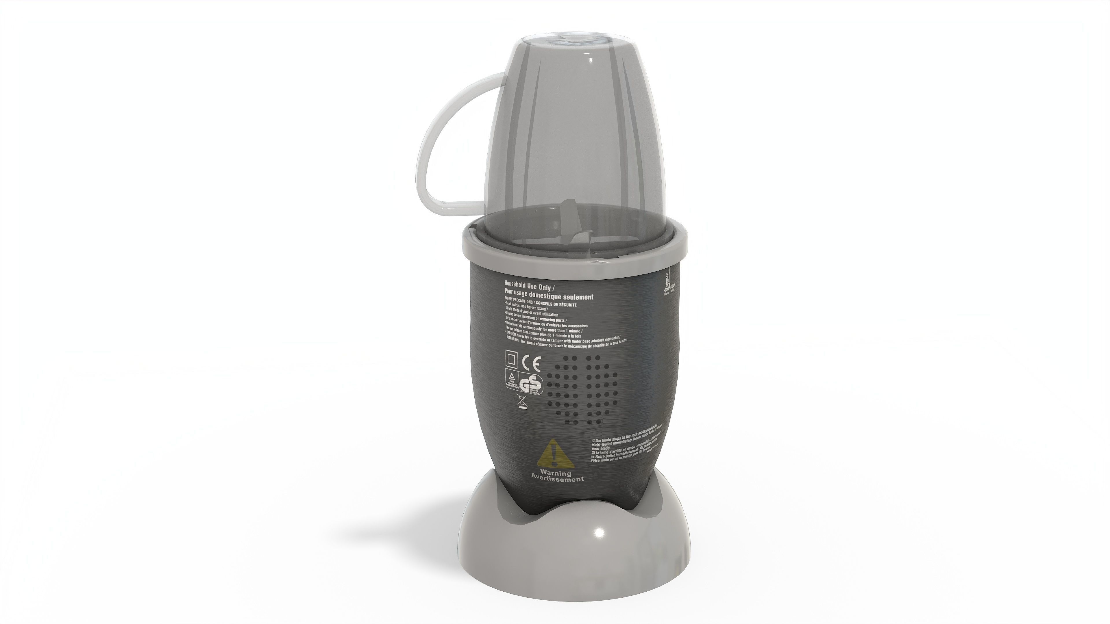 Nutribullet Blender Low-poly 3D model_7