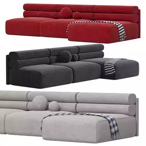 RENZO 3 SEAT SOFA LOUNGE RIGHT