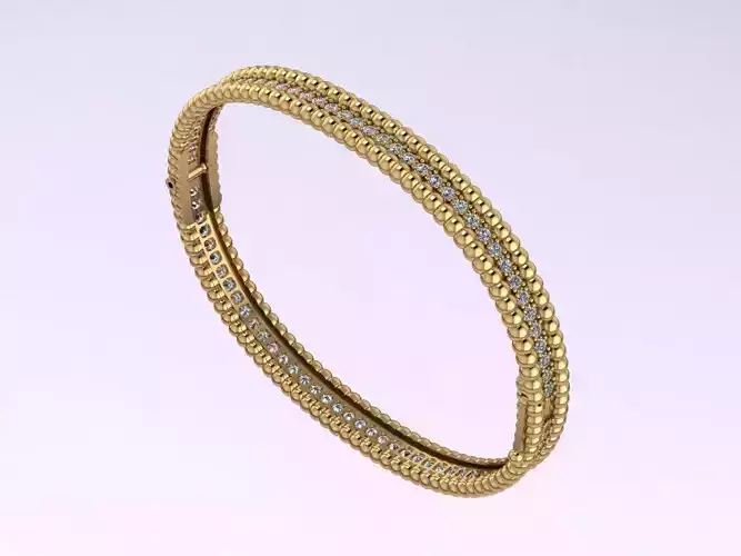 Perlee diamonds bracelet 1 row