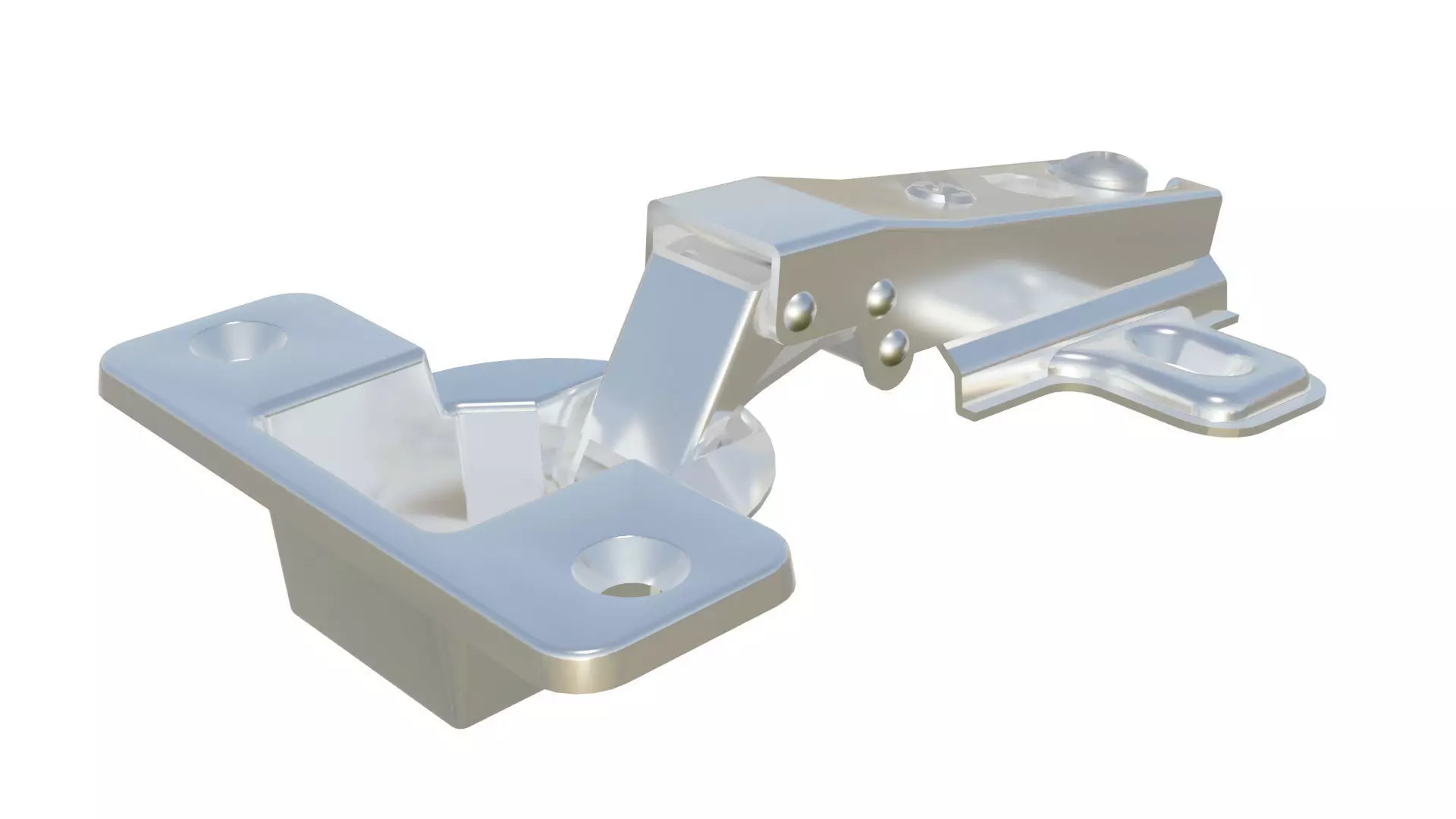 Furniture hinge for cabinet 3D model