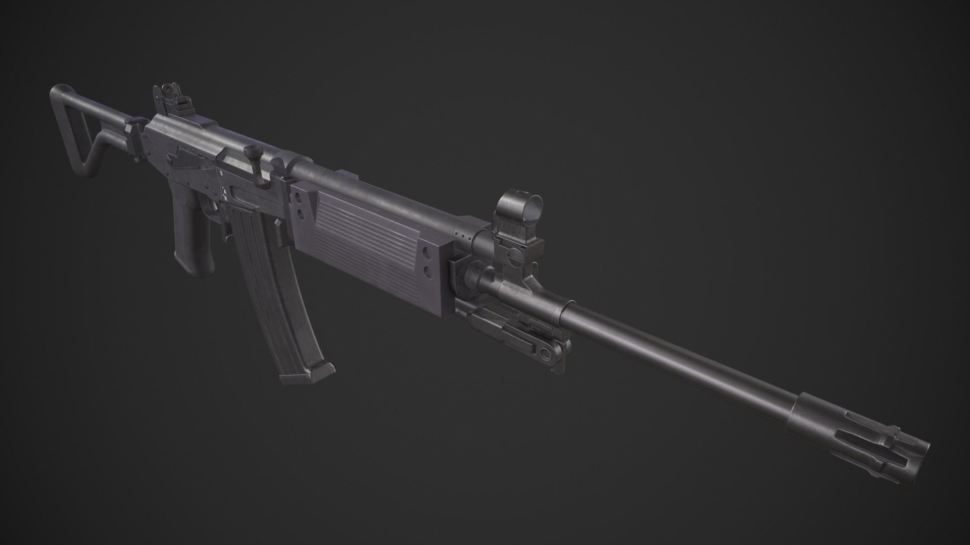 3D model Denel Vektor R4 VR / AR / low-poly | CGTrader