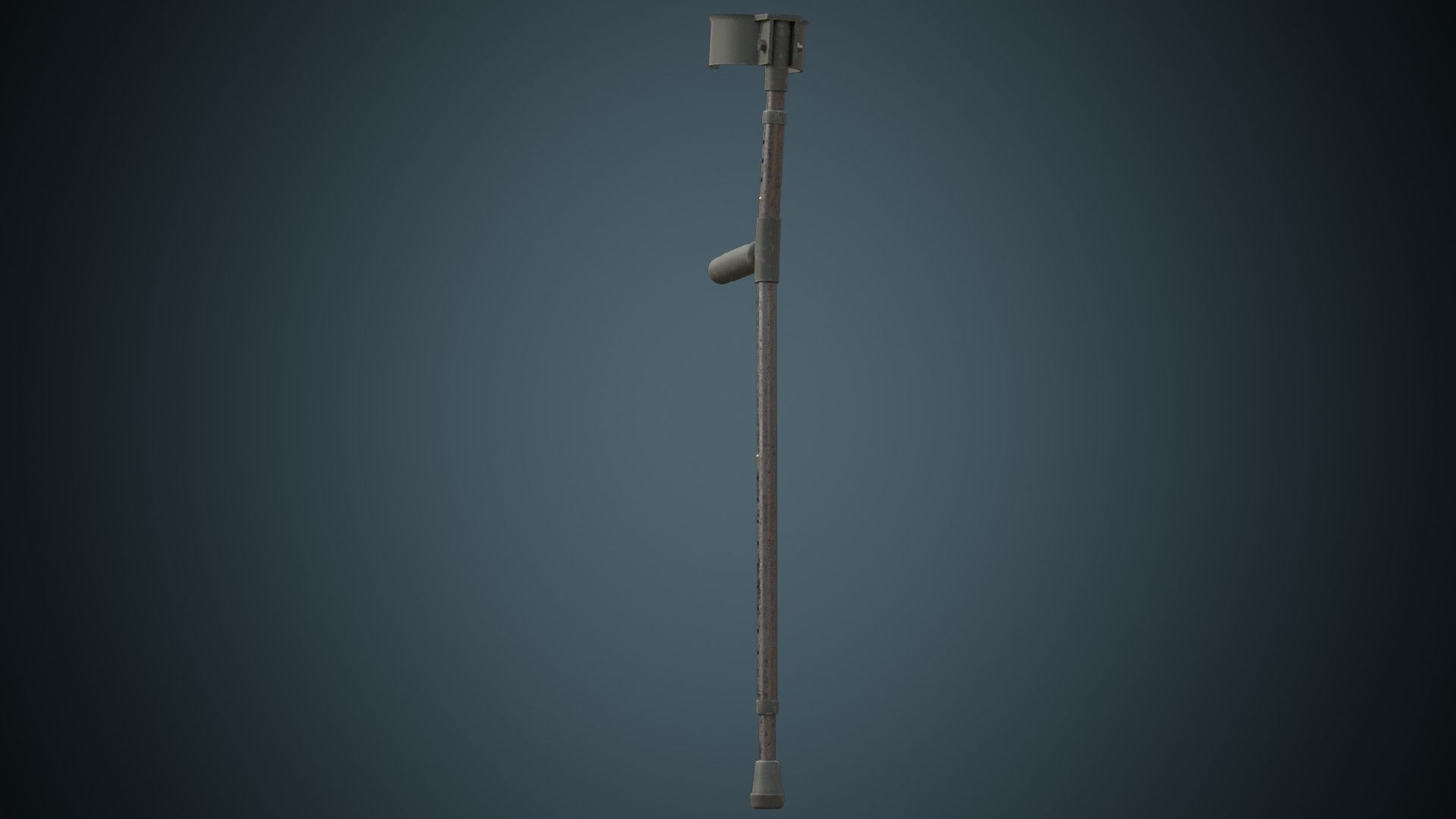 Crutches 1B Low-poly 3D model_3