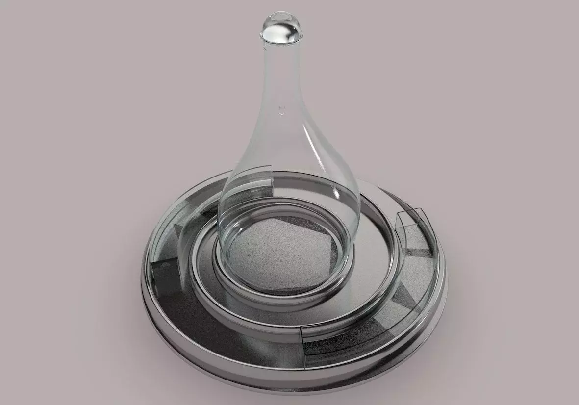 Round seasoning set Free 3D model_0