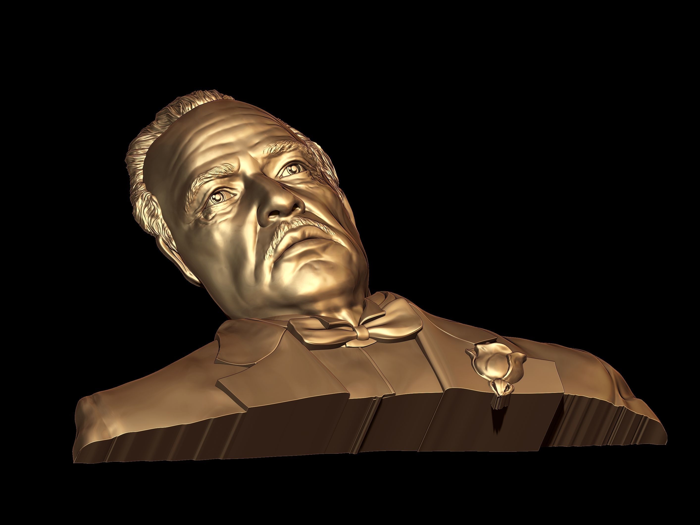 Don Vito Corleone The Godfather 3D print model_2