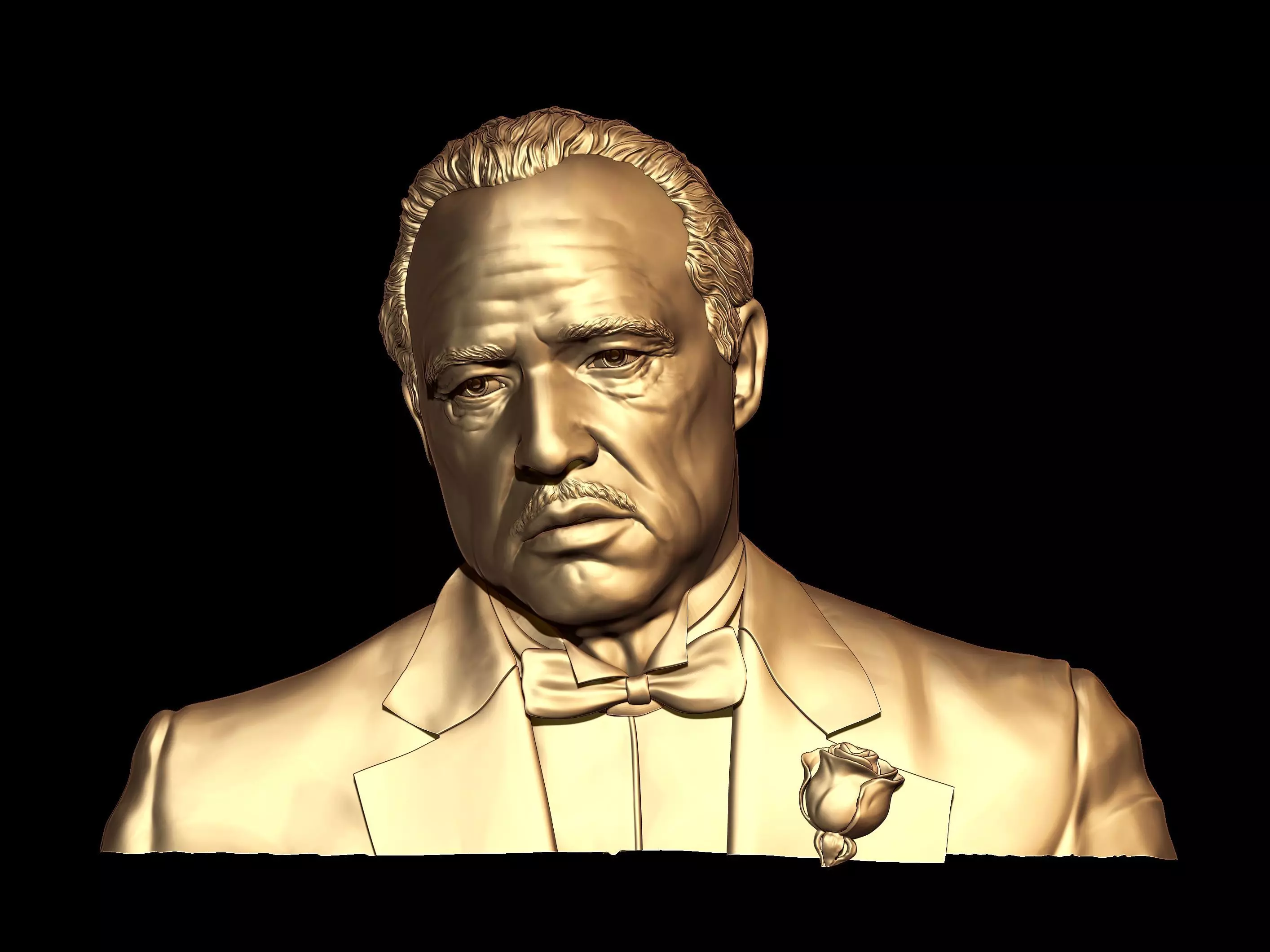 Don Vito Corleone The Godfather 3D print model_0