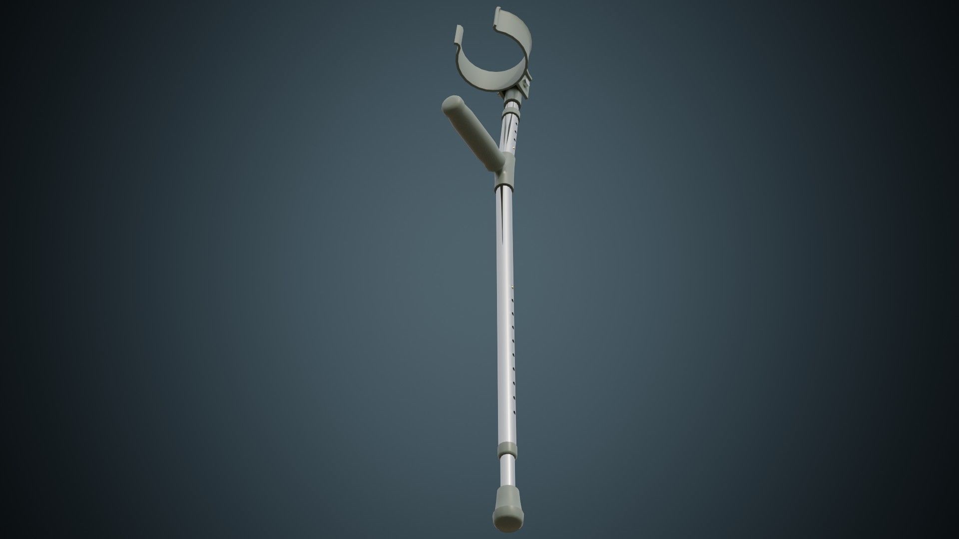 Crutches 1 Basic Low-poly 3D model_4