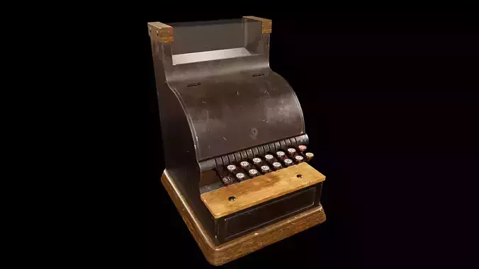 Vintage cash register