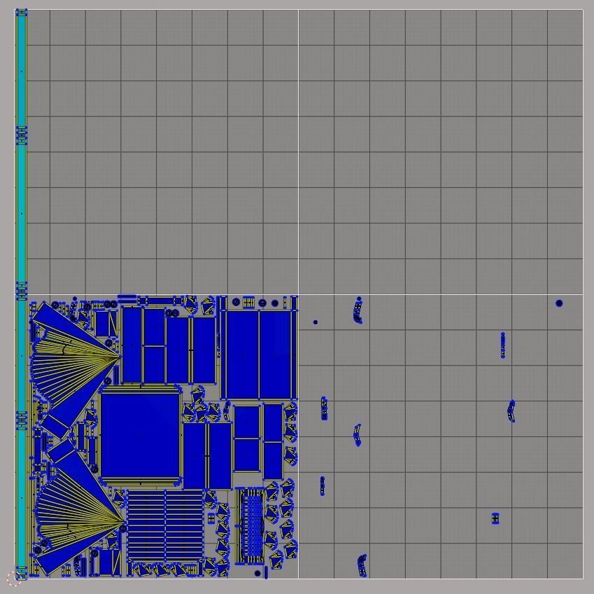 Vintage cash register Low-poly 3D model_4