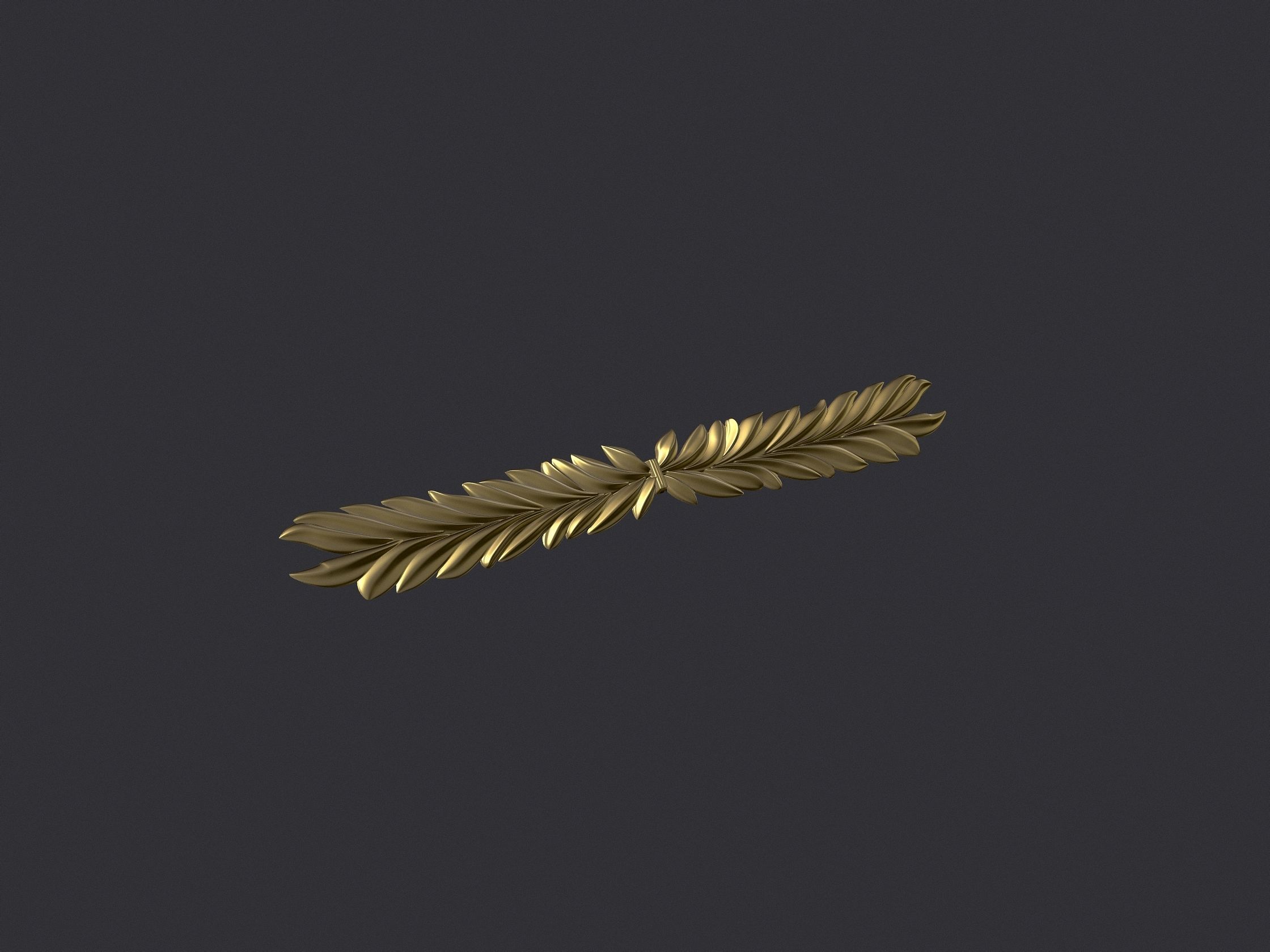Laurel Wreath 3D print model_11