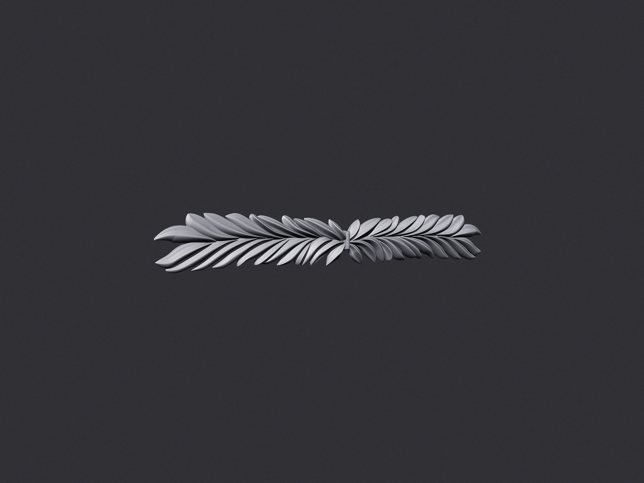 Laurel Wreath 3D print model_5