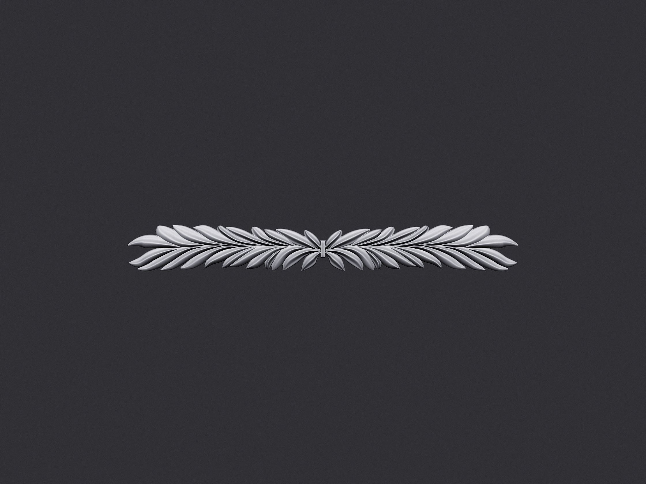 Laurel Wreath 3D print model_4