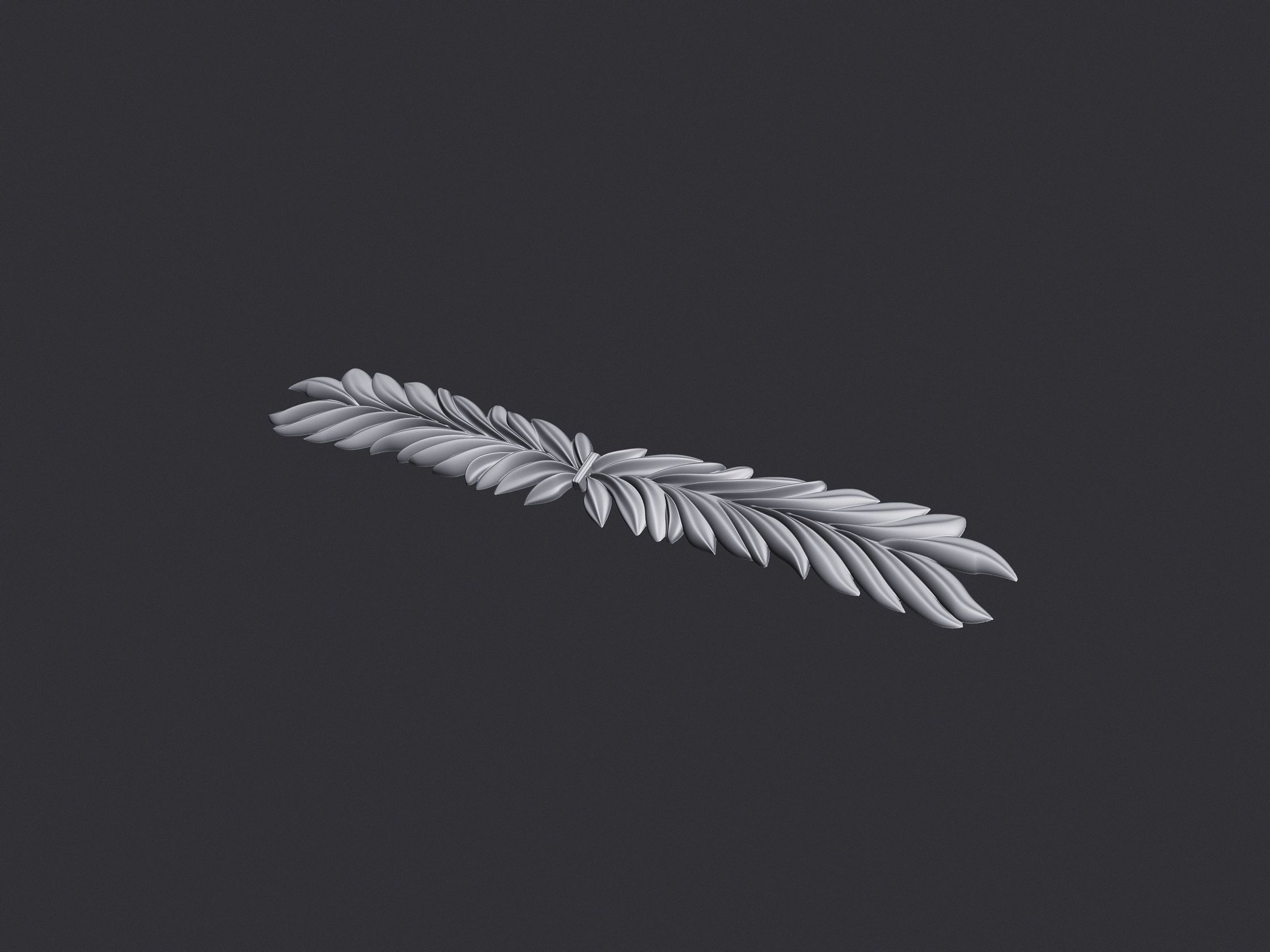 Laurel Wreath 3D print model_6