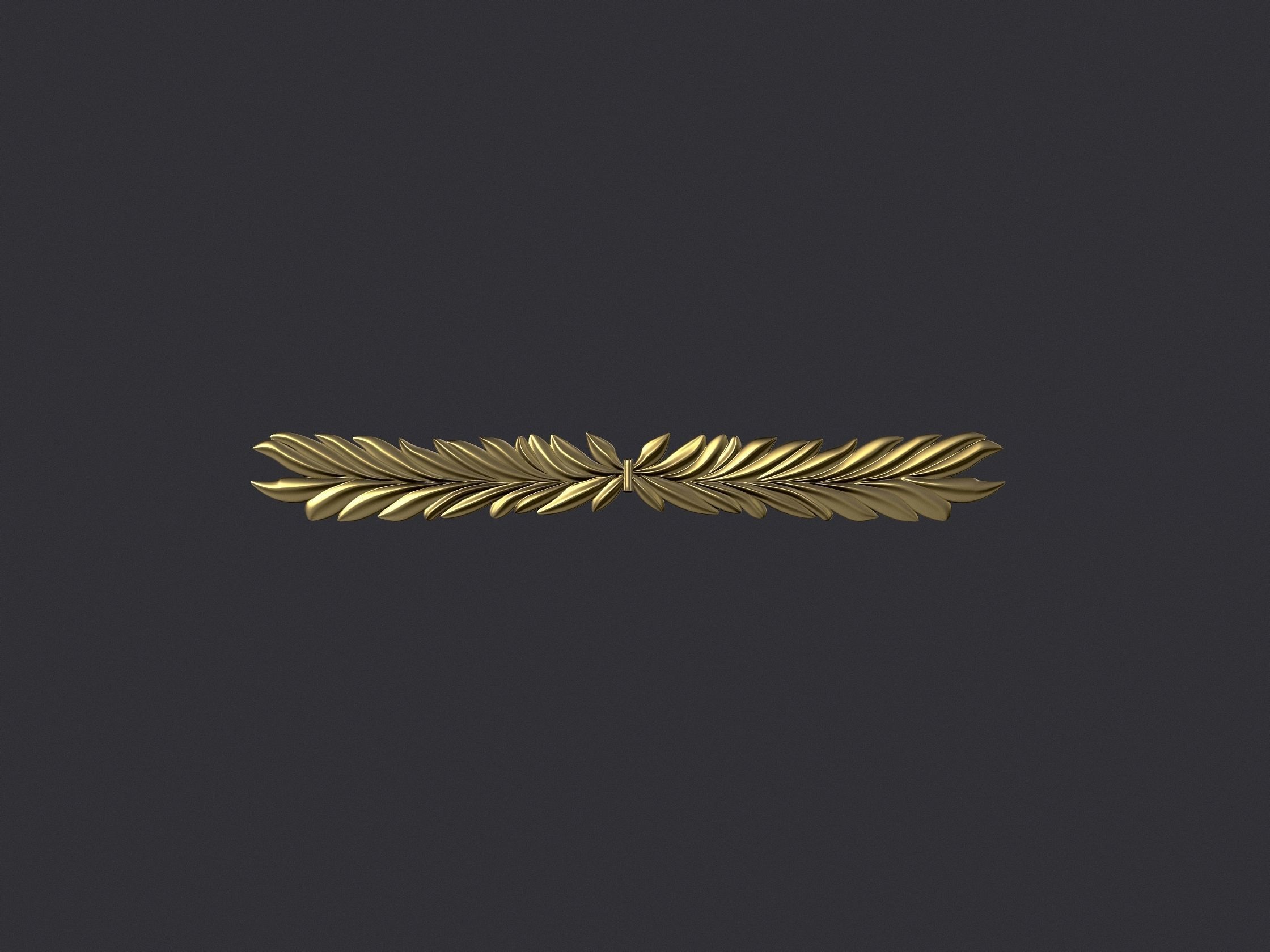 Laurel Wreath 3D print model_10