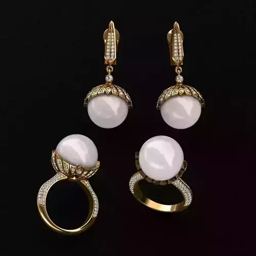 Ring and Earrings