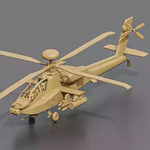 Apache AH64D 3D print model