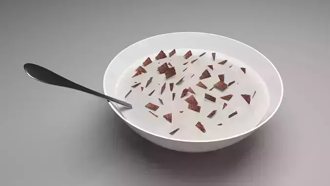Bowl of Chocolate Toast Cereals