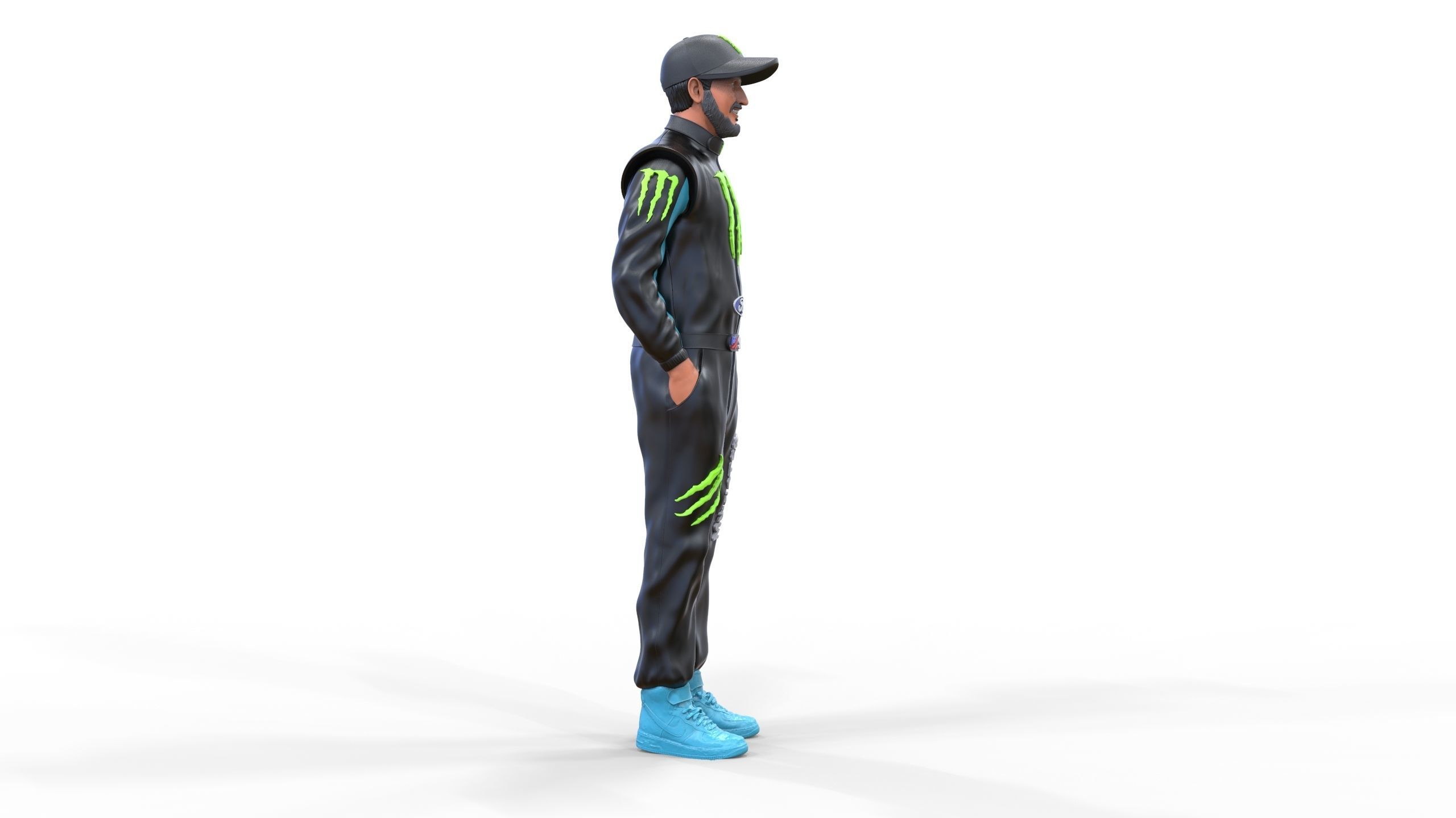 Ken Block American rally driver 3D print model_25