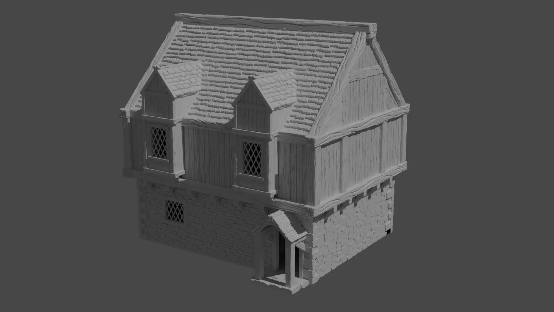 Brightwater house for tabletop gaming 3D print model