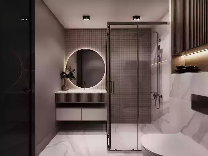 Bathroom I Maslak by FGM 3D model