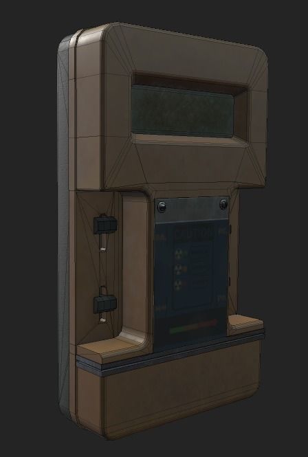 Dosimeter-radiometer Free low-poly 3D model_6