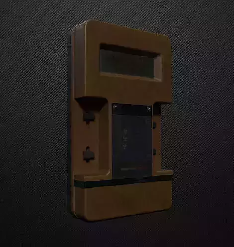 Dosimeter-radiometer Free low-poly 3D model