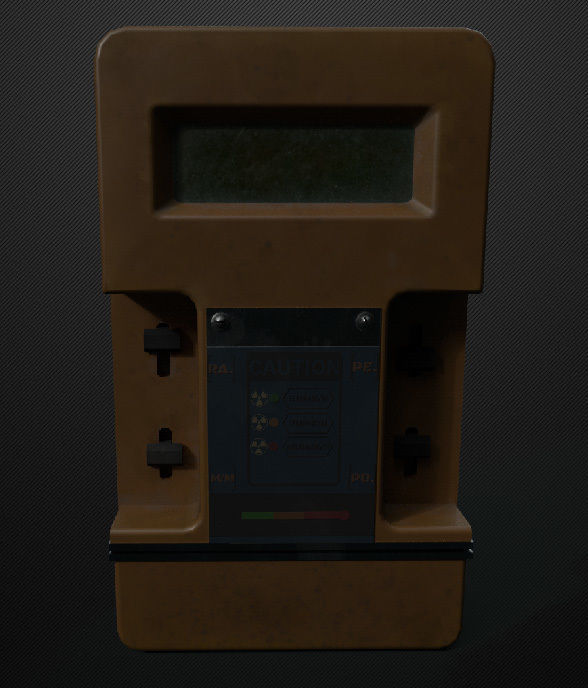 Dosimeter-radiometer Free low-poly 3D model_2