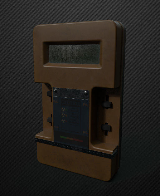 Dosimeter-radiometer Free low-poly 3D model_4