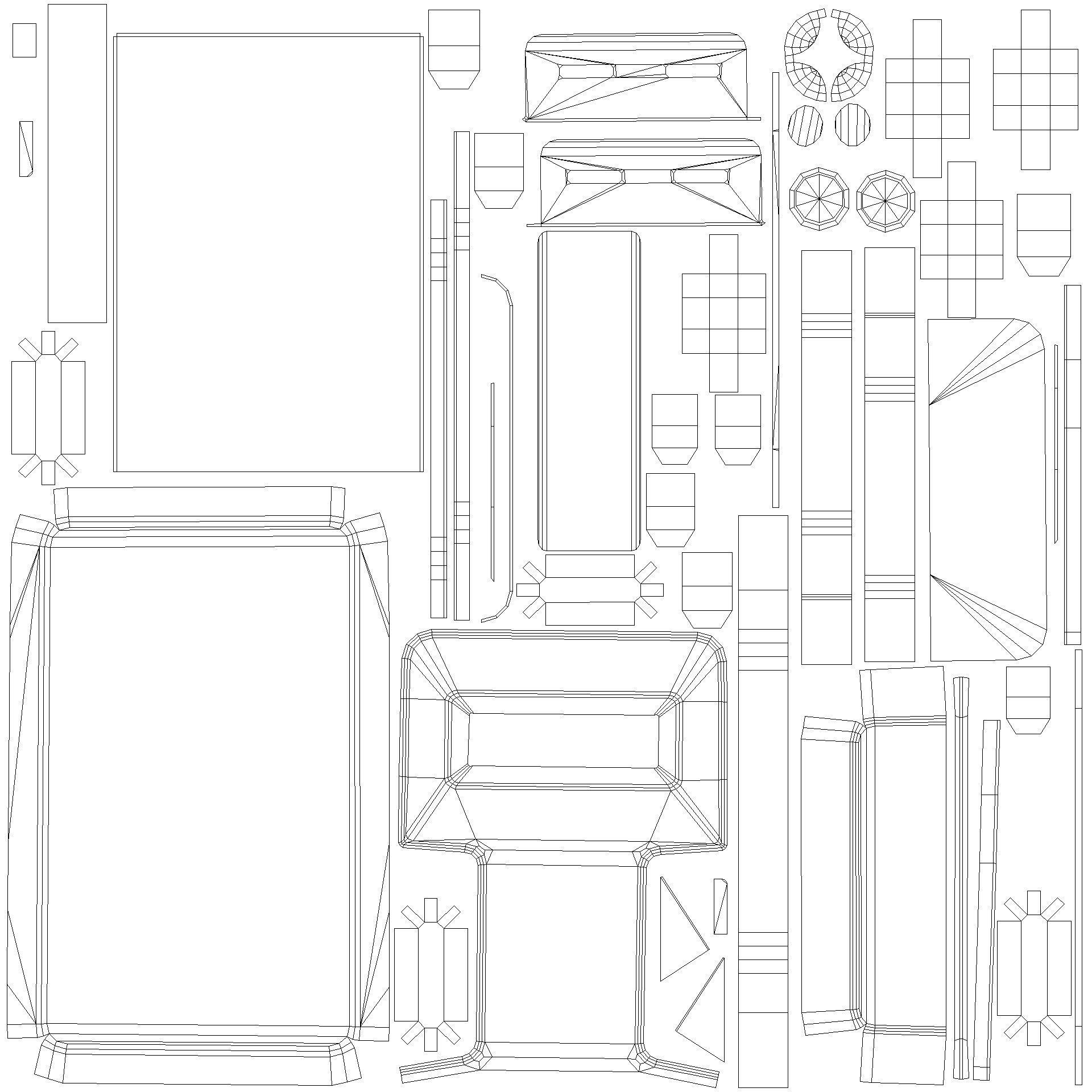 Dosimeter-radiometer Free low-poly 3D model_8