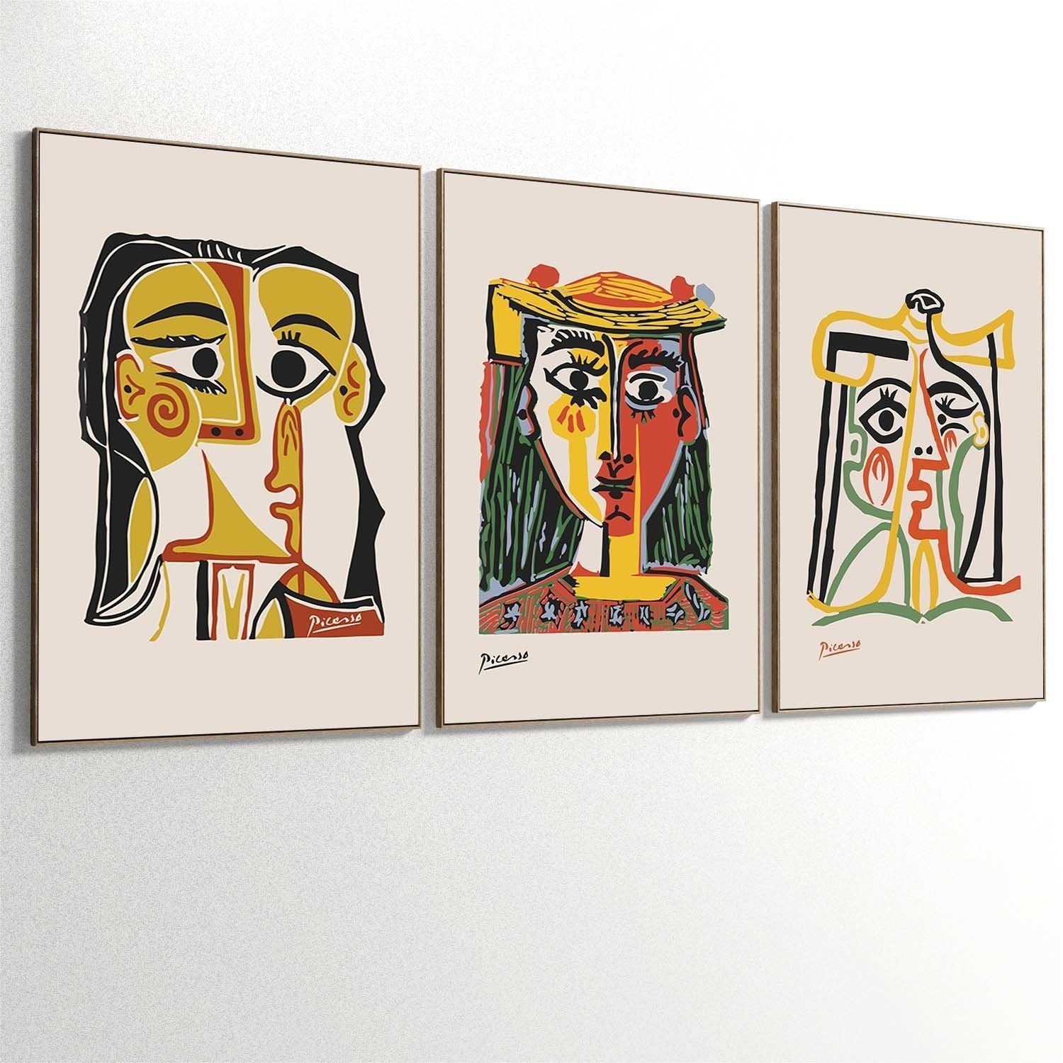 Abstract Painting Set of 3 pieces - No 22 Low-poly 3D model_1