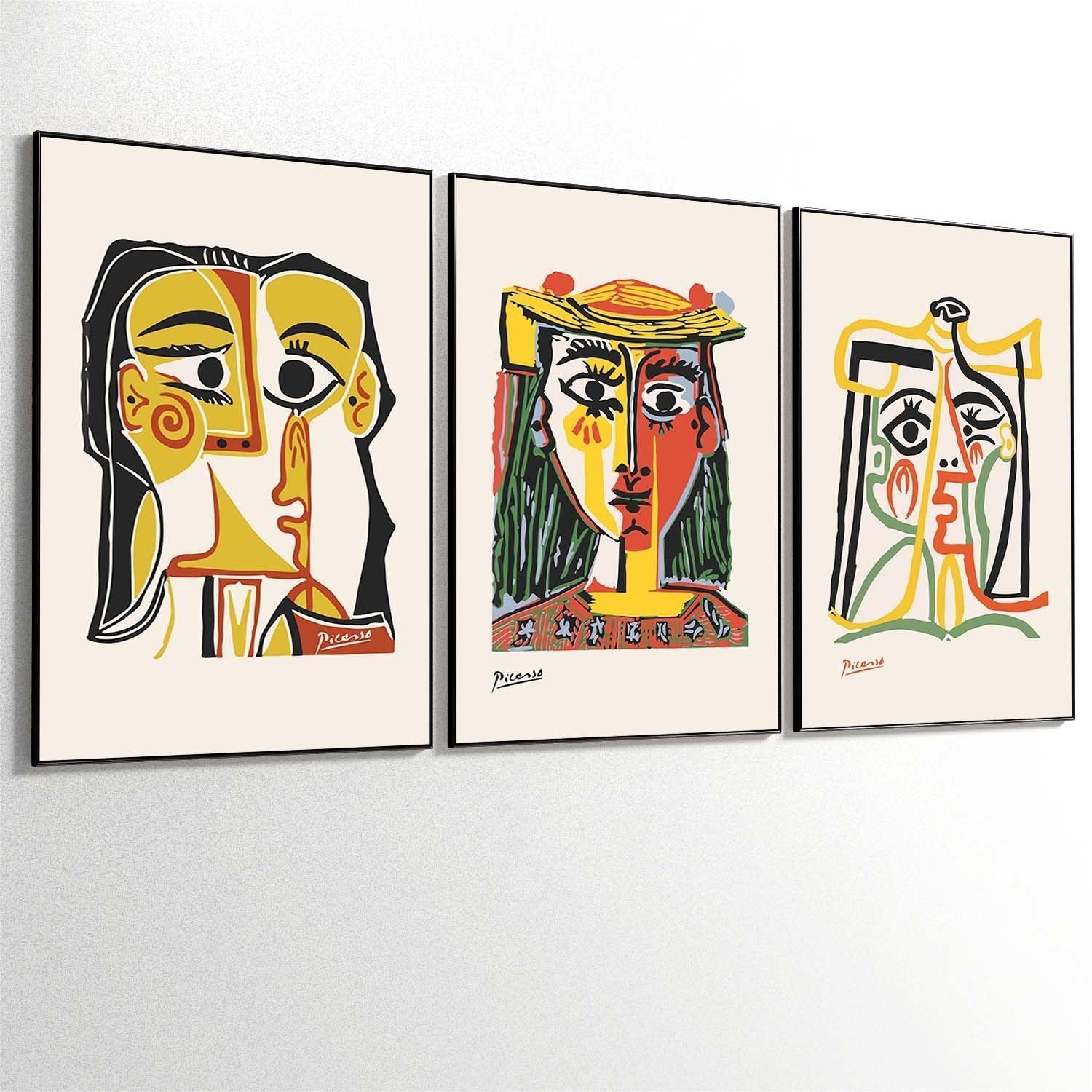 Abstract Painting Set of 3 pieces - No 22 Low-poly 3D model_3