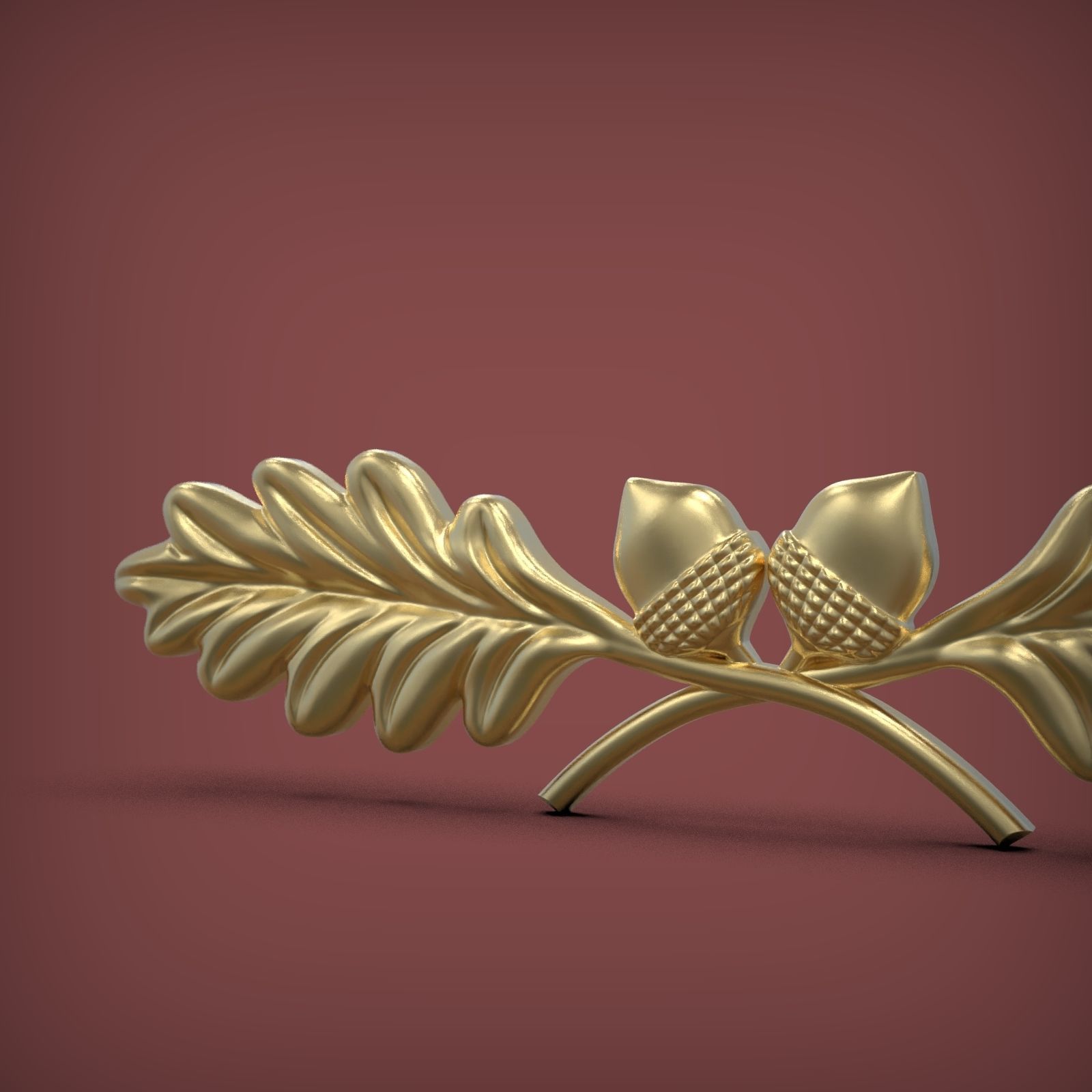 Laurel Wreath 3D print model_4