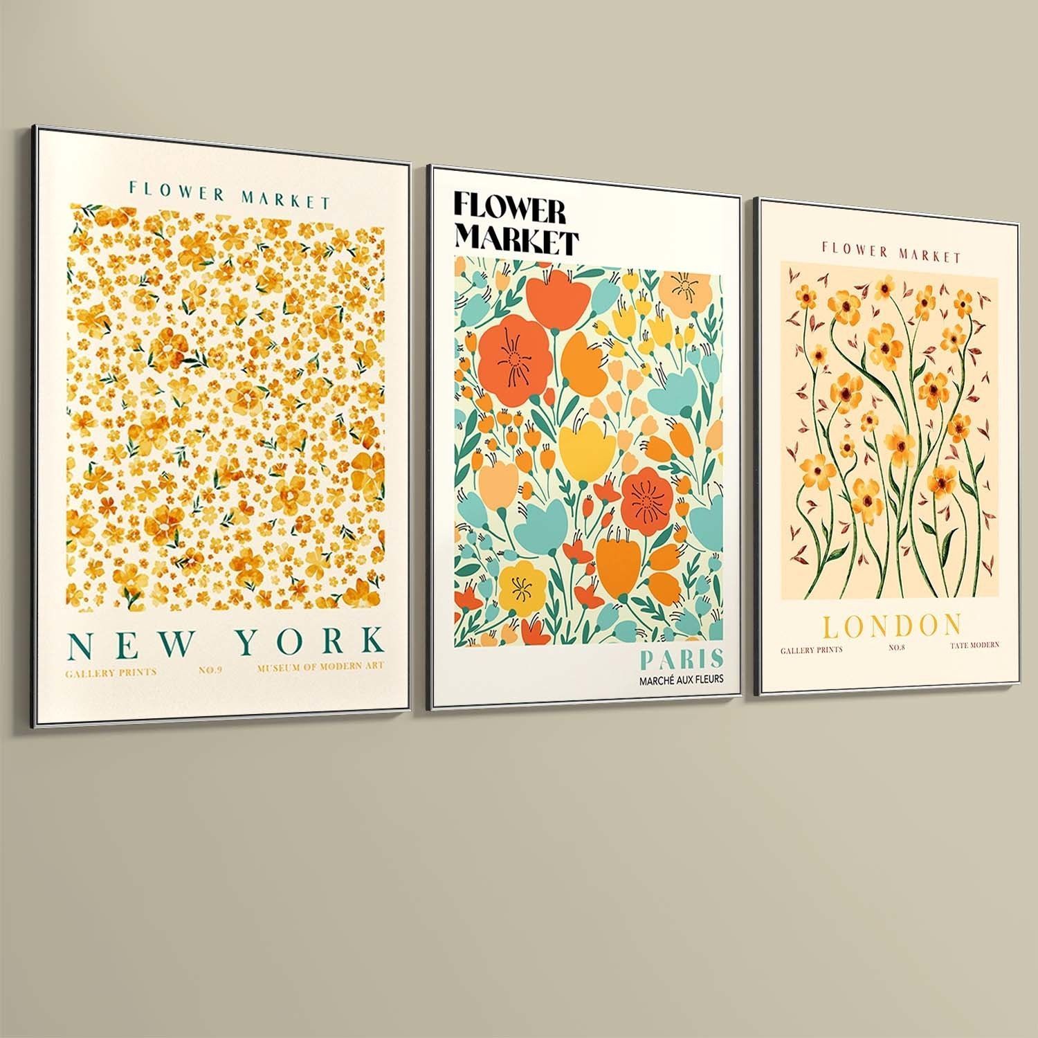 Abstract Painting Set of 3 pieces - No 21 Low-poly 3D model_5