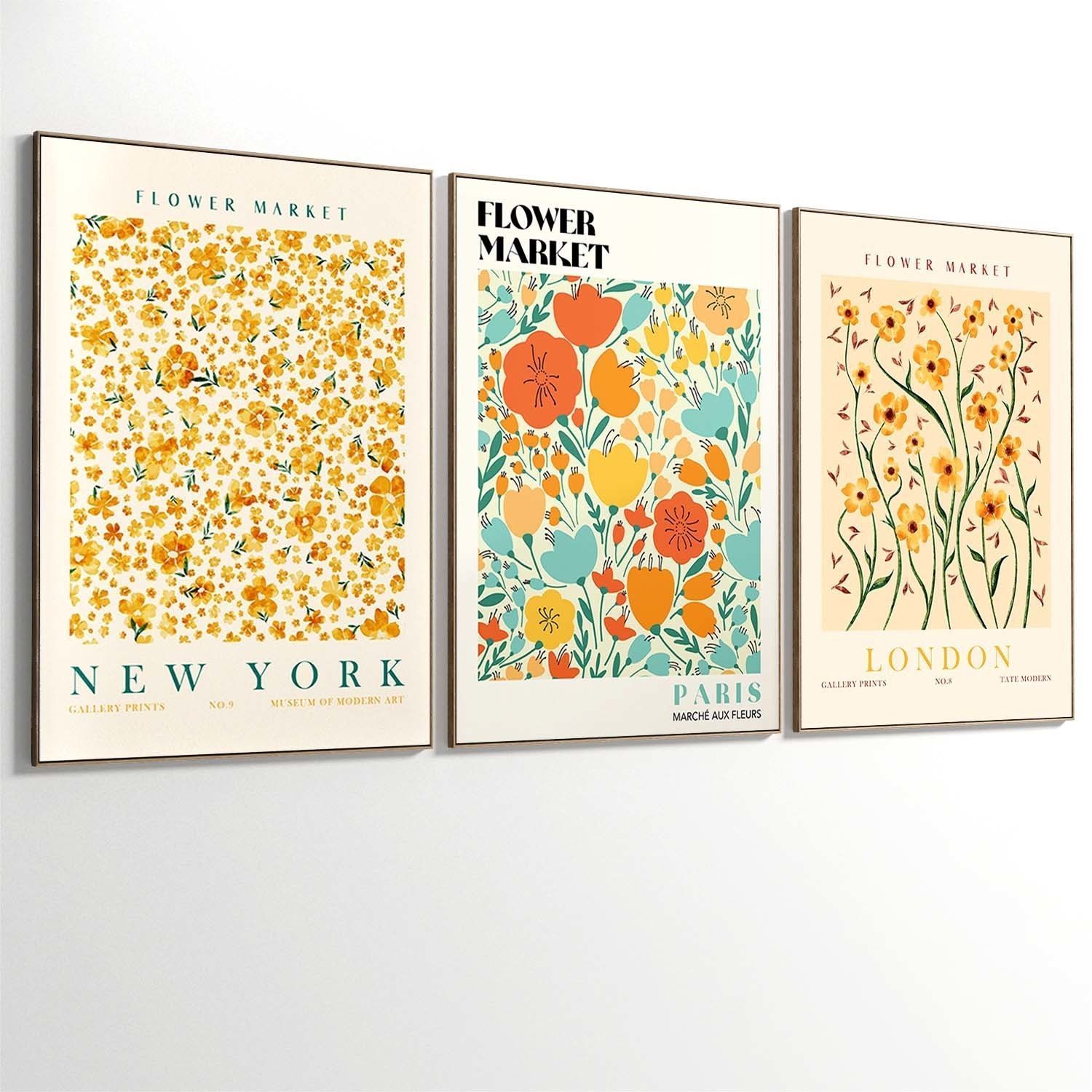 Abstract Painting Set of 3 pieces - No 21 Low-poly 3D model_1