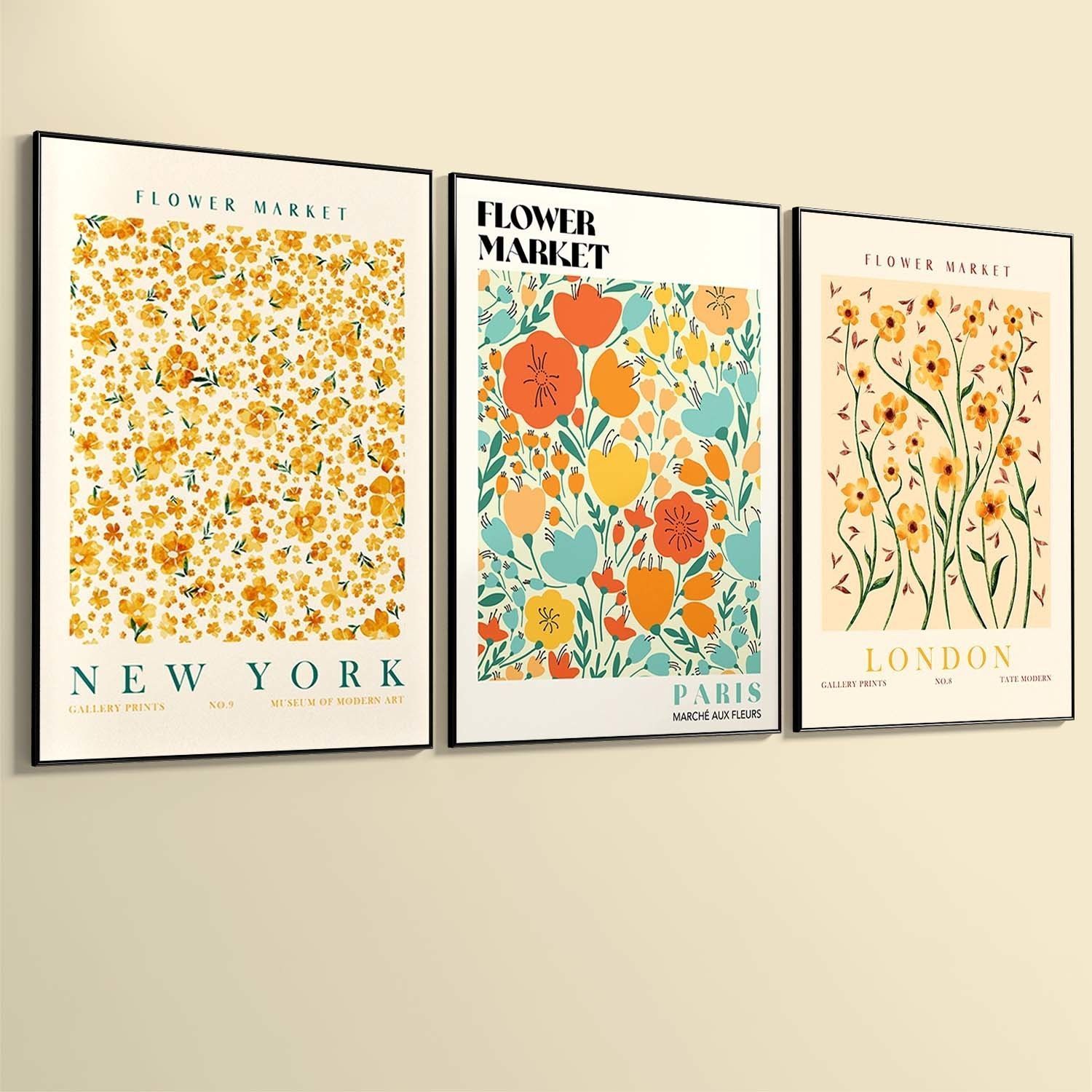 Abstract Painting Set of 3 pieces - No 21 Low-poly 3D model_3