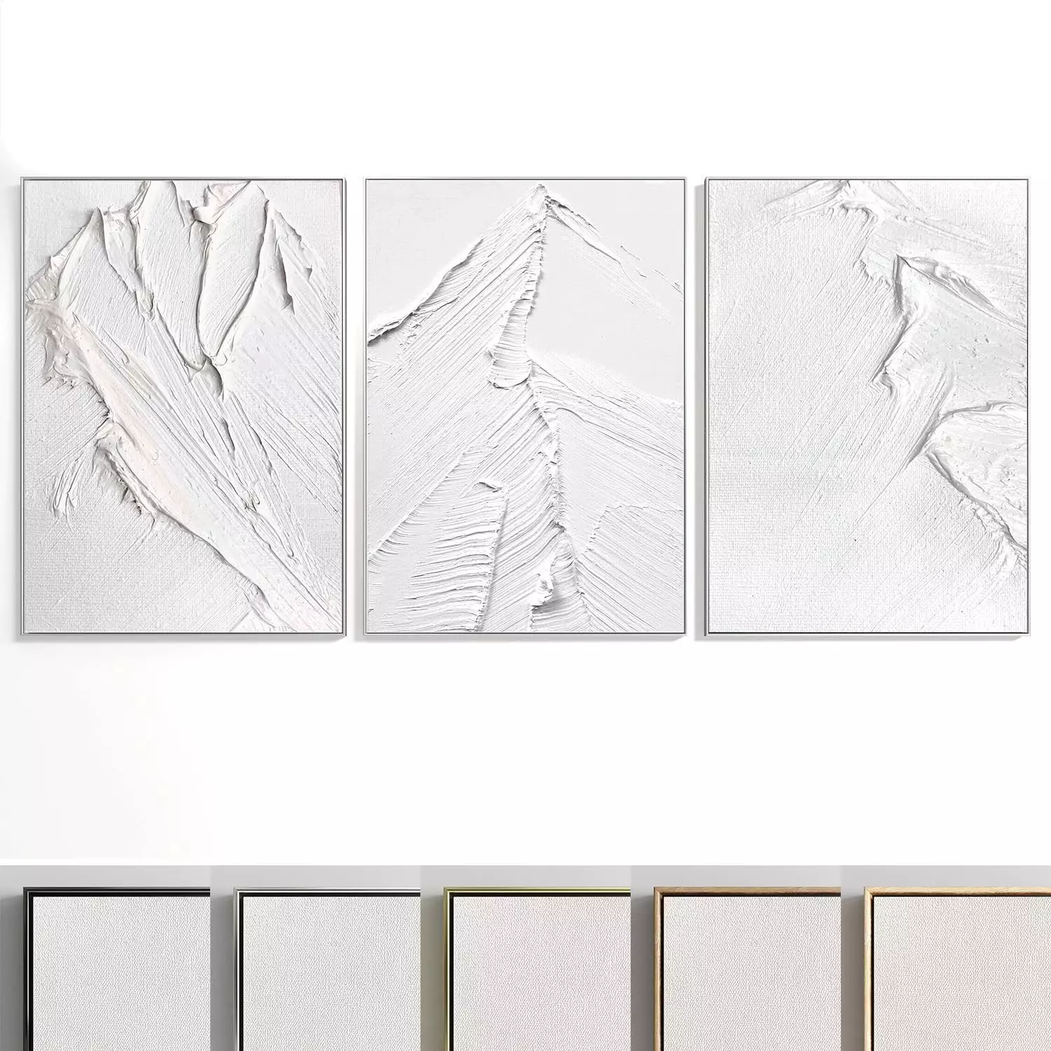 Abstract Painting Set of 3 pieces - No 20 Low-poly 3D model_0