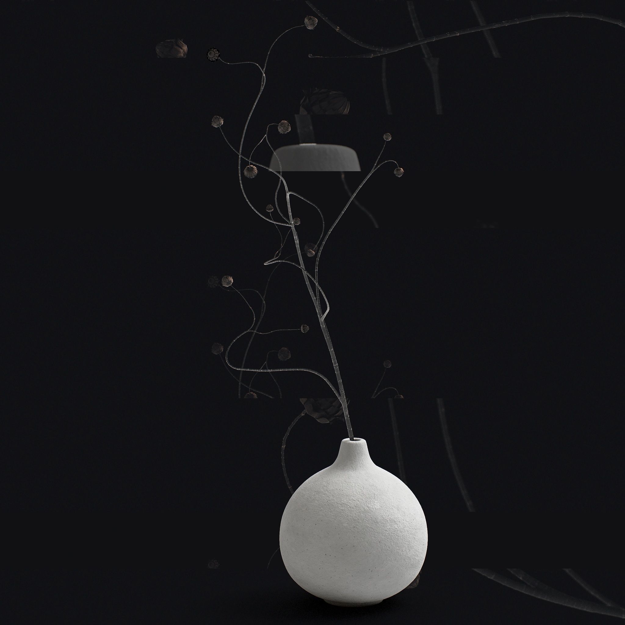 Decor Vases Set 4 3D model_6