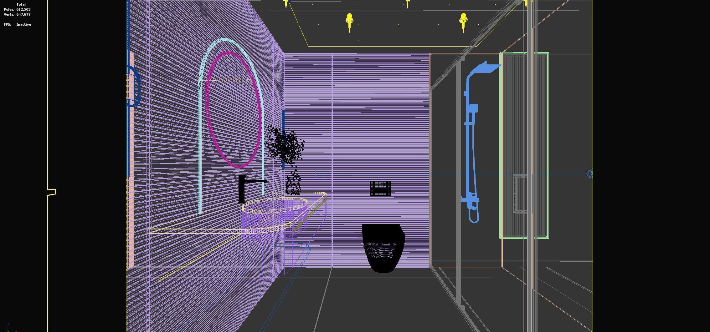 Bathroom II Maslak by FGM 3D model_2