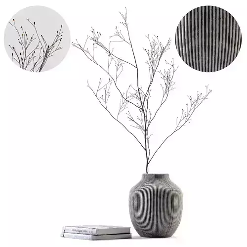 Decor Vase and books Set 5