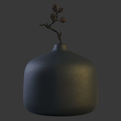 Decor  Vases Set 9 3D model 3