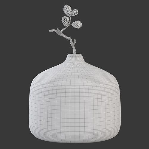 Decor  Vases Set 9 3D model 4