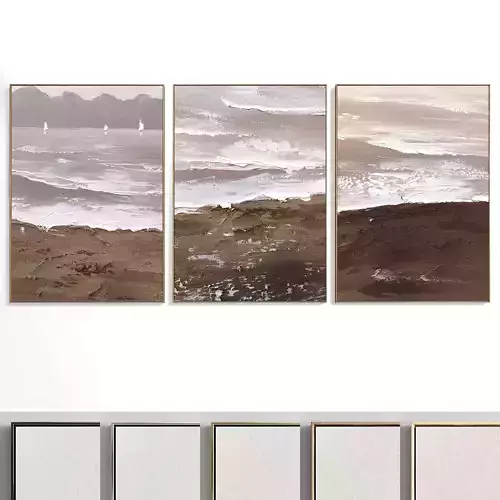 Abstract Painting Set of 3 pieces - No 27