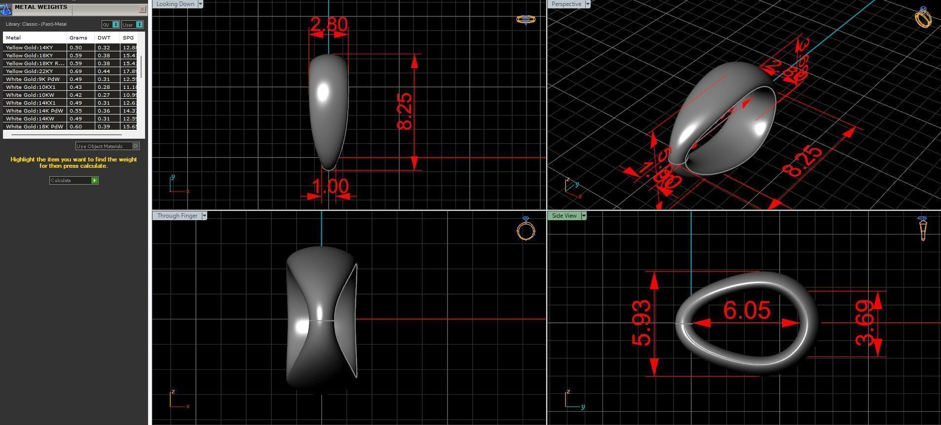 halo style diamond pendants 4mm to 8mm center gemstone 3D print model_13