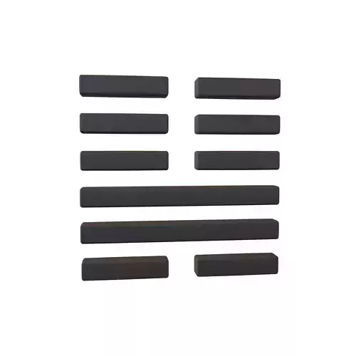 I Ching Hexagrams 46 sheng v1 001 Low-poly 3D model I Ching Hexagrams 46 sheng v1 001 Low-poly 3D model
