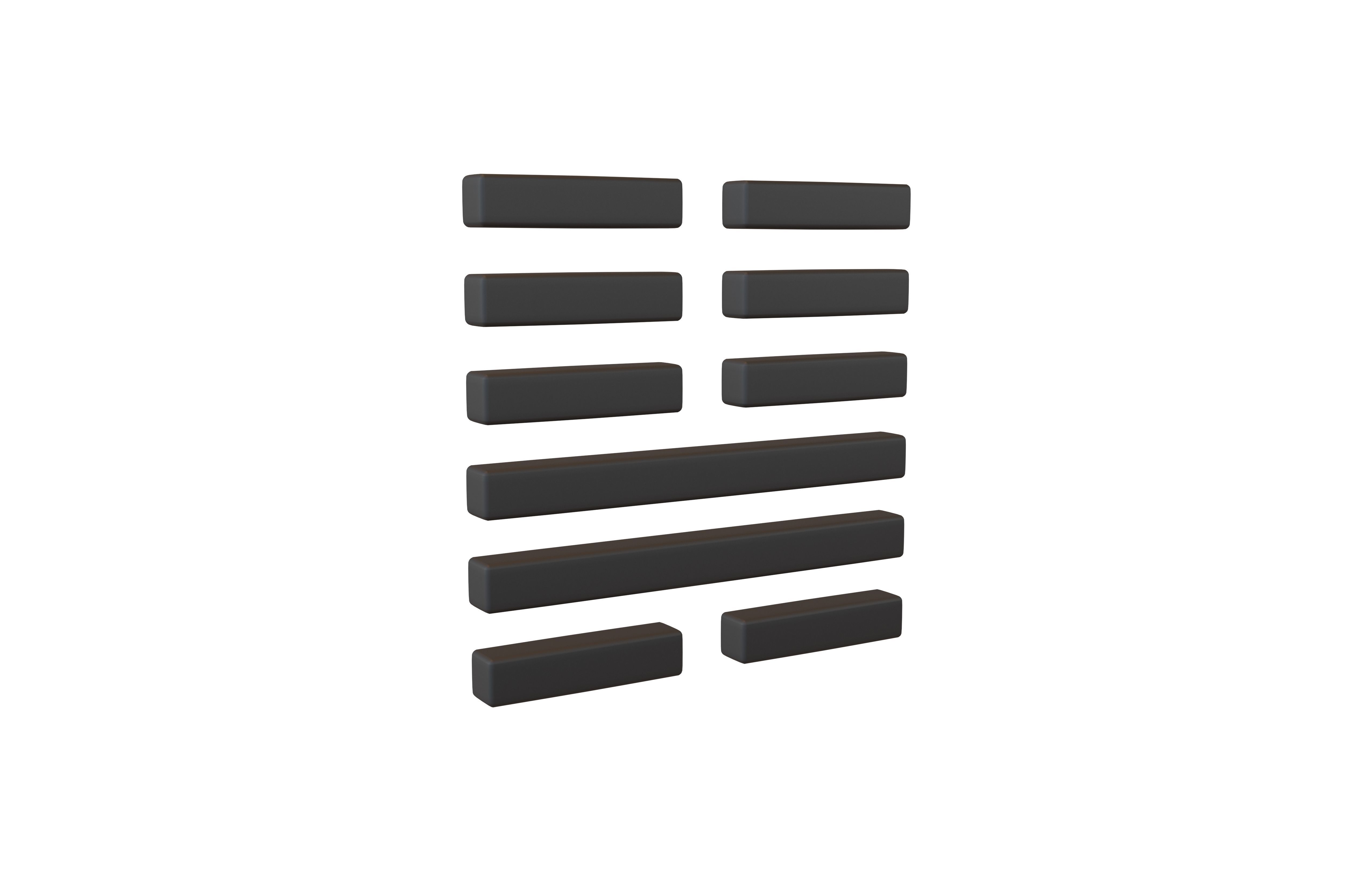 I Ching Hexagrams 46 sheng v1 001 Low-poly 3D model_1