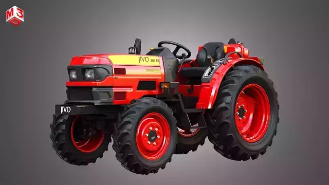 JIVO - 365DI Tractor 3D model